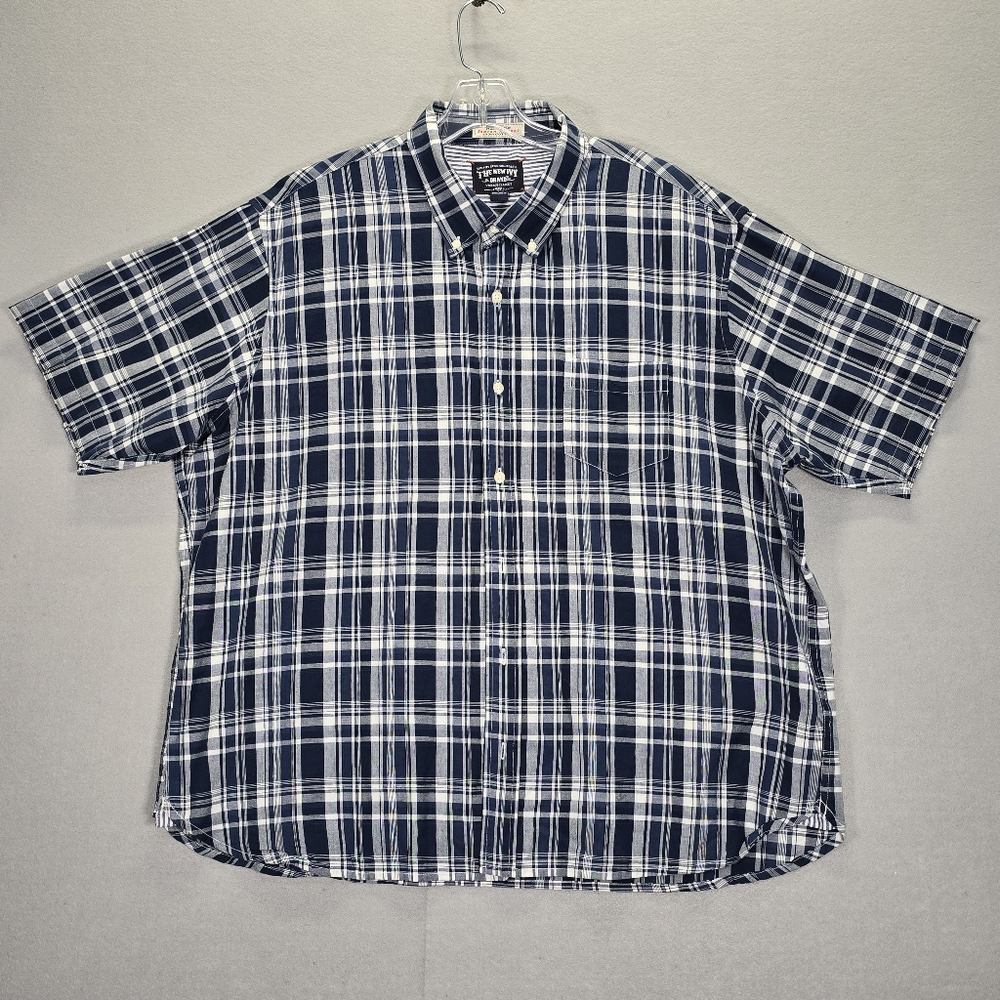 The New Ivy Brand Mens Size XXL Indian Madras Cotton Button Front Shirt